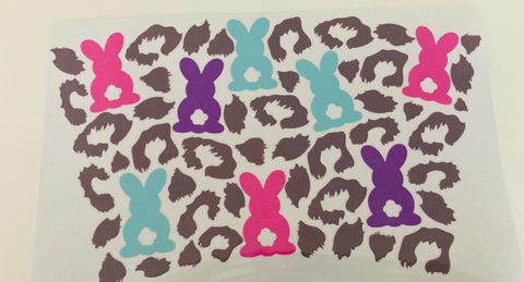 UV DTF WRAP Easter Bunny & Flowers E11 – One Stop Cups